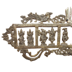 Brass Dashavatar Wall Hanging | 28.5" with Peacocks & Sacred Symbols | Fine Quality Divine Art | Traditional Temple Decor | Jaipurio